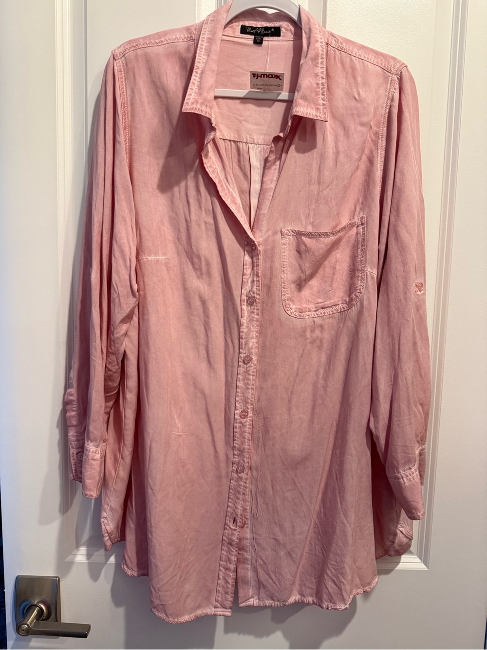 Velvet Heart Pale Pink Button-Down Shirt